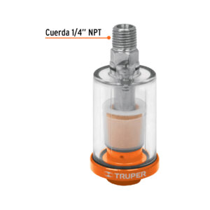Alternative view of Filtro separador de agua y aceite, cuerda 1/4' NPT, TRUPER