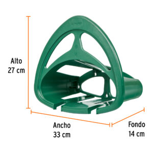 Portamanguera de plástico verde, TRUPER - Imagen 2