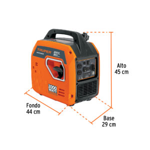 Generador silencioso inverter 2.2kW, 80 cc, enc. electrónico - Imagen 3