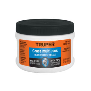 Grasa lubricante multiusos, base litio, 450 g, TRUPER