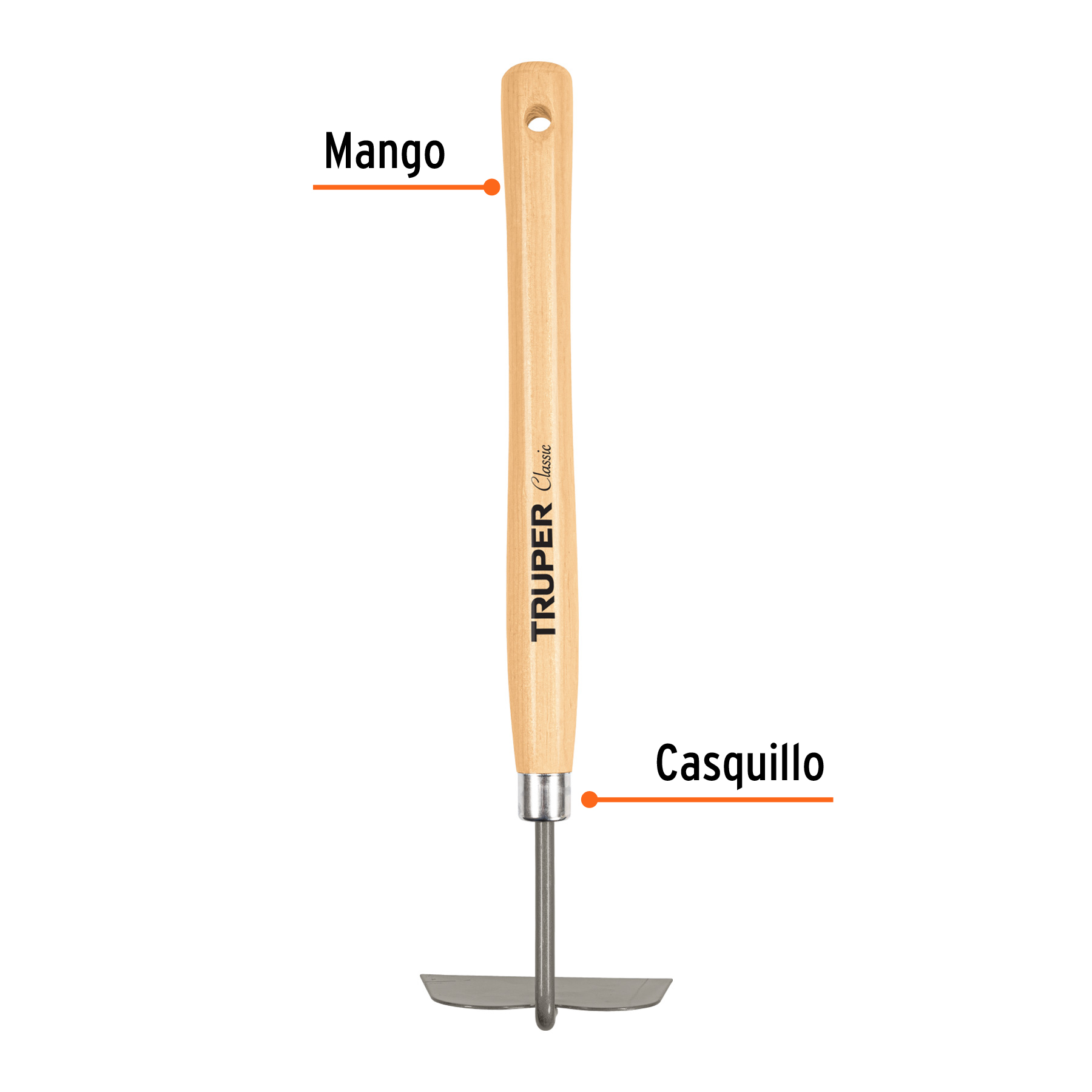 Azadón para jardín, mango de 12-1/4', TRUPER - Imagen 2