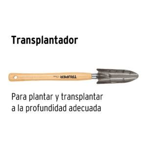 Trasplantador para jardín, mango de 12-1/4', TRUPER - Imagen 4