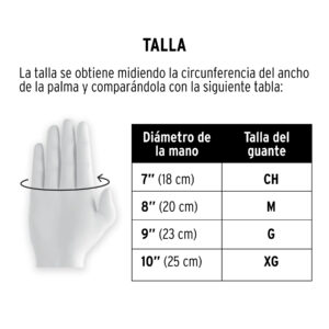 Guantes de carnaza, usos generales, M, TRUPER - Imagen 3