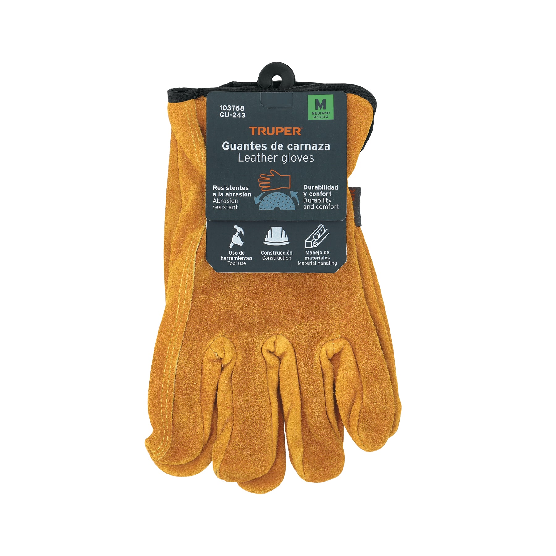 Guantes de carnaza, usos generales, M, TRUPER - Imagen 4