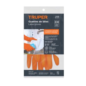 Alternative view of Guantes de látex para limpieza, CH, TRUPER