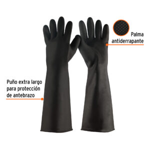 Guantes de látex industriales, M, TRUPER - Imagen 4