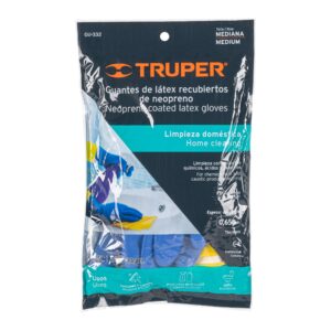 Alternative view of Guantes de látex reforzados para limpieza, M, TRUPER