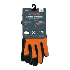 Alternative view of Guantes para mecánico, palma reforzada, unitalla, TRUPER