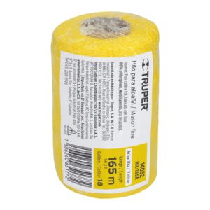 Carrete con 165 m de hilo para albañil amarillo, TRUPER - Imagen 3