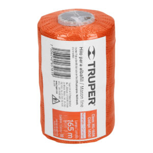 Carrete con 165 m de hilo para albañil naranja, TRUPER - Imagen 3