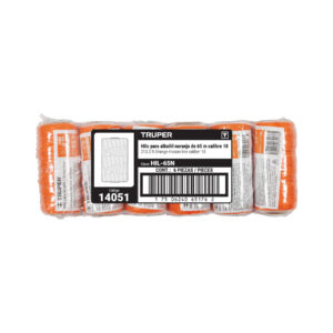 Carrete con 65 m de hilo para albañil naranja, TRUPER - Imagen 4