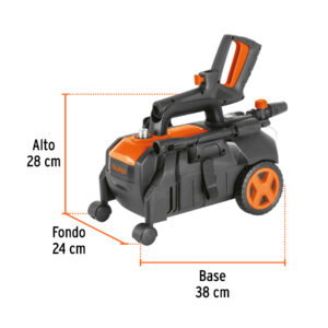 Alternative view of Hidrolavadora eléctrica horizontal 1500 PSI, TRUPER