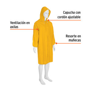 Alternative view of Gabardina impermeable triple capa, talla CH, TRUPER EXPERT