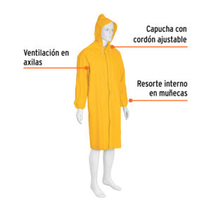 Alternative view of Gabardina impermeable doble capa, talla XG, TRUPER