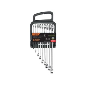 Juego de 9 llaves combinadas extralargas pulidas std, EXPERT