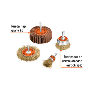 Alternative view of Juego de 4 cardas para taladro, TRUPER