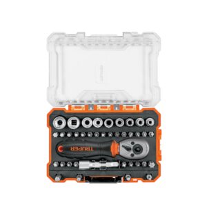Juego de matraca mini con 28 puntas y 9 dados, TRUPER