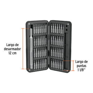 Desarmador de precisión con 56 puntas intercambiables,EXPERT - Imagen 3
