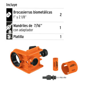 Alternative view of Juego de 4 piezas para instalar cerraduras, TRUPER EXPERT