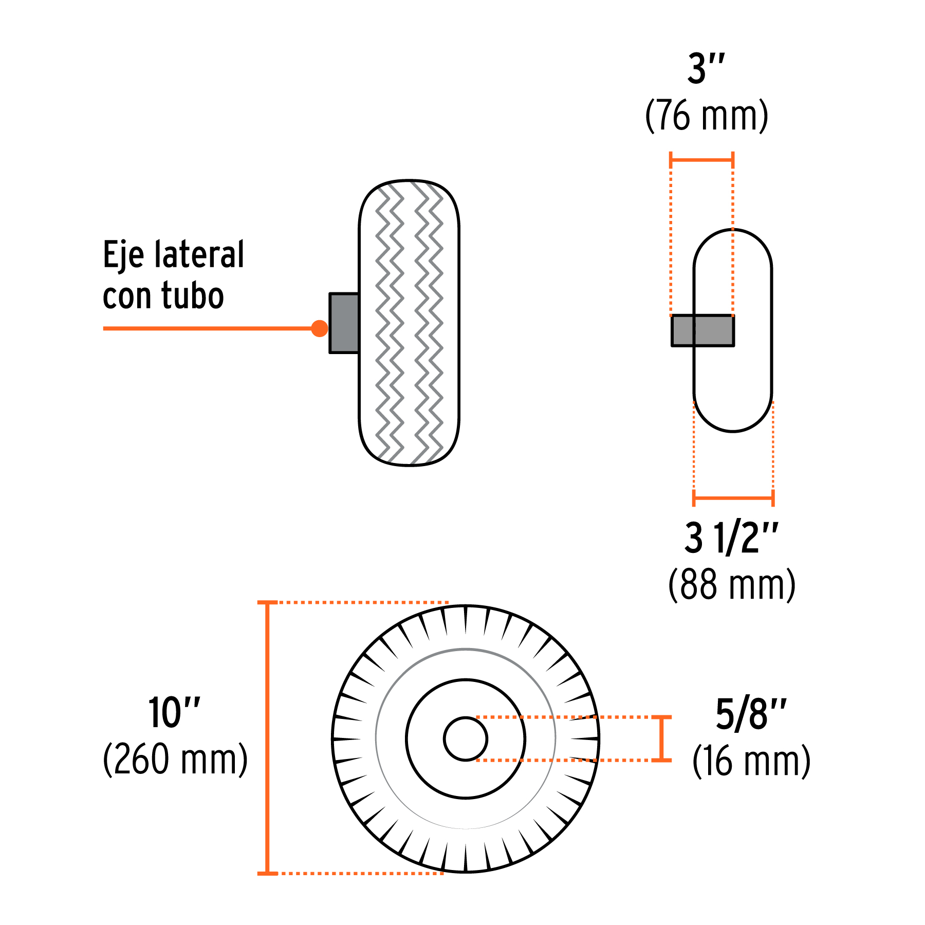 Hidrolavadora con motor a gasolina, 2,800 PSI, TRUPER - Imagen 3