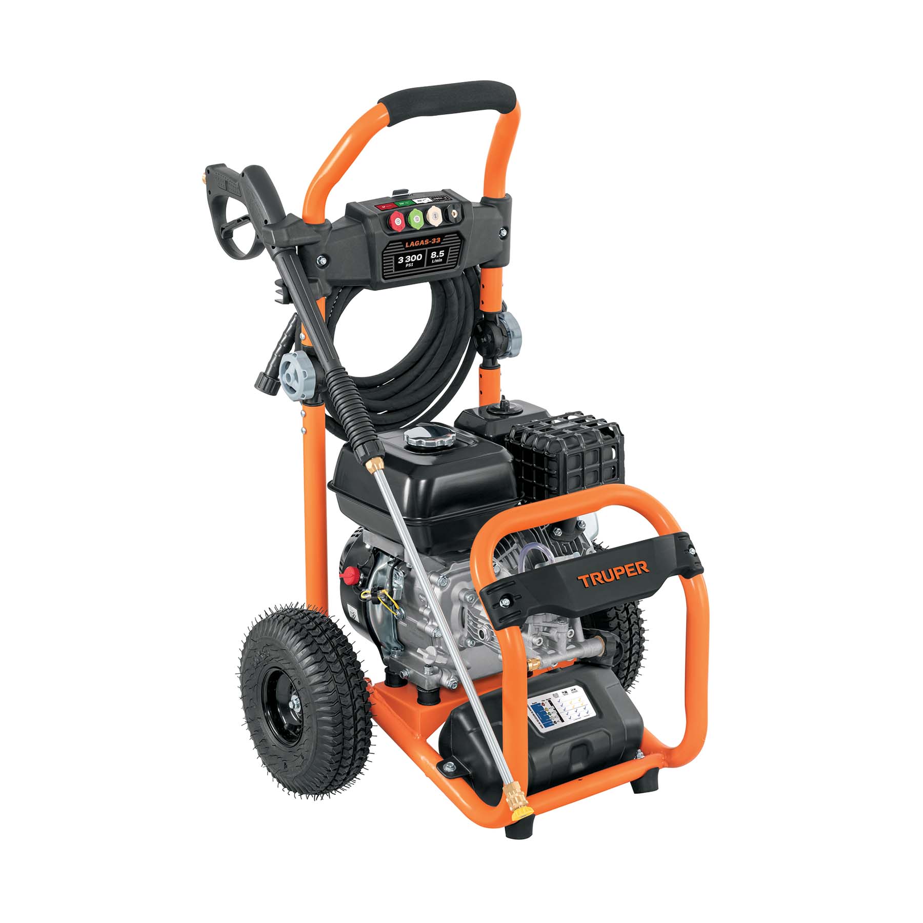 Hidrolavadora con motor a gasolina, 3,300 PSI, TRUPER