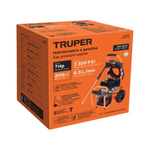 Hidrolavadora con motor a gasolina, 3,300 PSI, TRUPER - Imagen 6