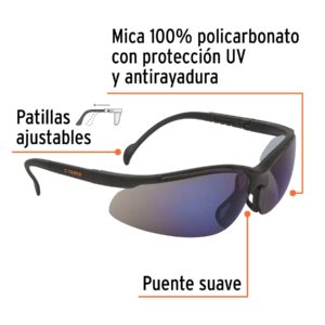Alternative view of Lentes de seguridad espejo azul, TRUPER Vision