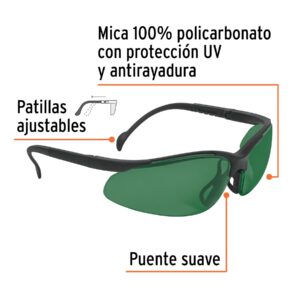 Alternative view of Lentes de seguridad verdes, TRUPER Vision