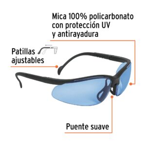 Alternative view of Lentes de seguridad azules, TRUPER Vision