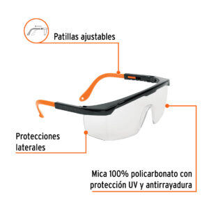 Lentes de seguridad ajustables transparentes, TRUPER Classic - Imagen 2