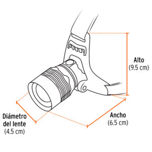 Linterna de minero LED 1700 lm, recargable, TRUPER EXPERT - Imagen 3
