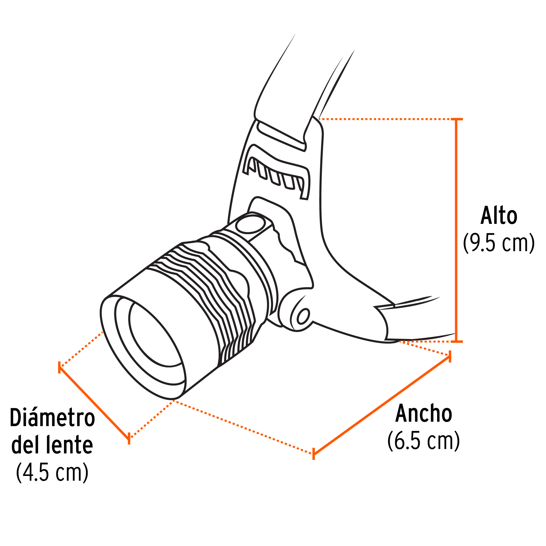 Linterna de minero LED 1700 lm, recargable, TRUPER EXPERT - Imagen 3