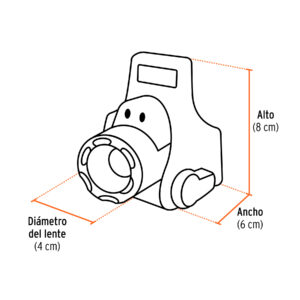 Linterna de minero LED 300 lm, recargable, TRUPER EXPERT - Imagen 3