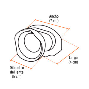 Linterna de minero LED 325 lm, recargable, TRUPER - Imagen 3