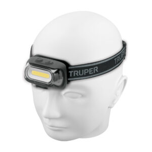 Linterna de minero LED 460 lm con sensor, recargable, TRUPER