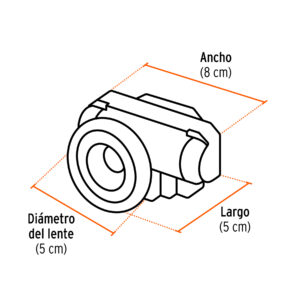 Linterna de minero LED 80 lm, recargable, TRUPER - Imagen 3