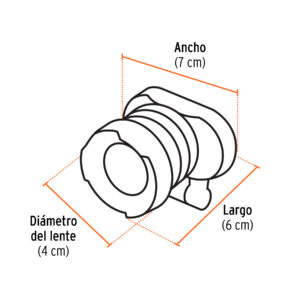 Linterna de minero LED 80 lm, recargable, TRUPER EXPERT - Imagen 3