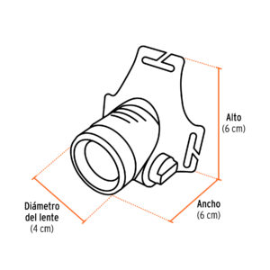 Alternative view of Linterna de minero LED 900 lm, recargable, TRUPER EXPERT