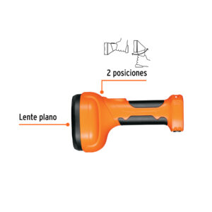 Alternative view of Linterna plástica de LED 300 lm, recargable, TRUPER