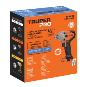 Llave de impacto 1/2', 20V, 184 lb/ft, sin accesorios, PRO - Imagen 3