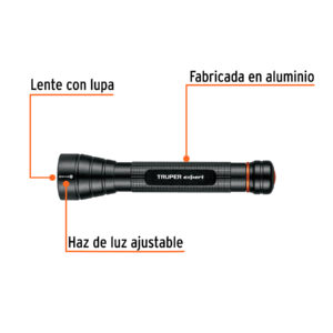Alternative view of Linterna de aluminio LED Cree 235 lm con 2 pilas AA, EXPERT