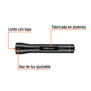Alternative view of Linterna de aluminio LED Cree 850 lm con 3 pilas D, EXPERT