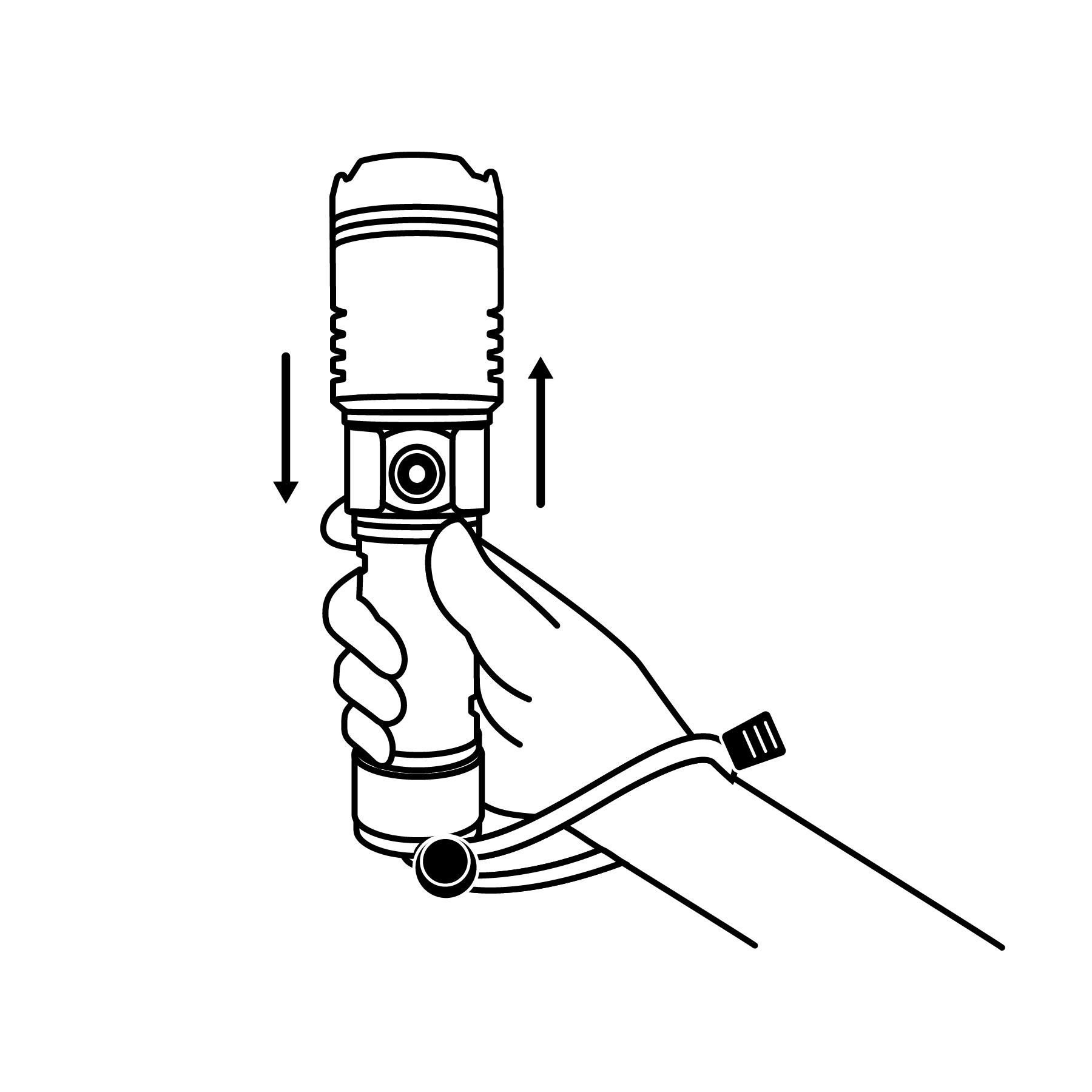 Linterna LED recargable, de aluminio, 1,200 lm, TRUPER - Imagen 5