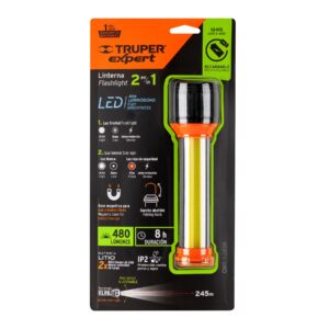 Linterna recargable con luz emergencia, 480lm, TRUPER EXPERT - Imagen 6
