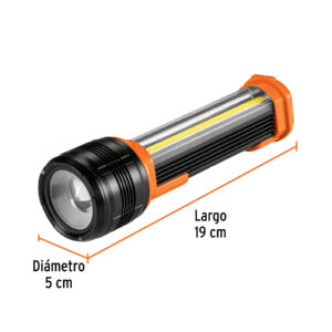 Alternative view of Linterna recargable con luz emergencia, 480lm, TRUPER EXPERT