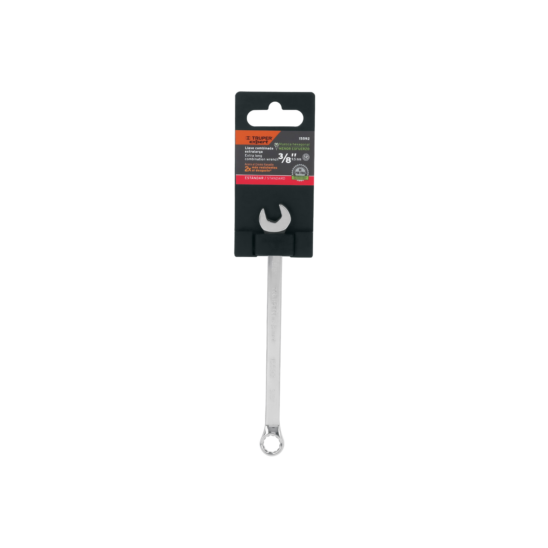 Llave combinada extralarga 3/8' x 164 mm de largo, EXPERT - Imagen 4