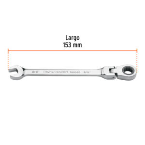 Llave combinada con matraca 3/8' flexible, EXPERT - Imagen 3