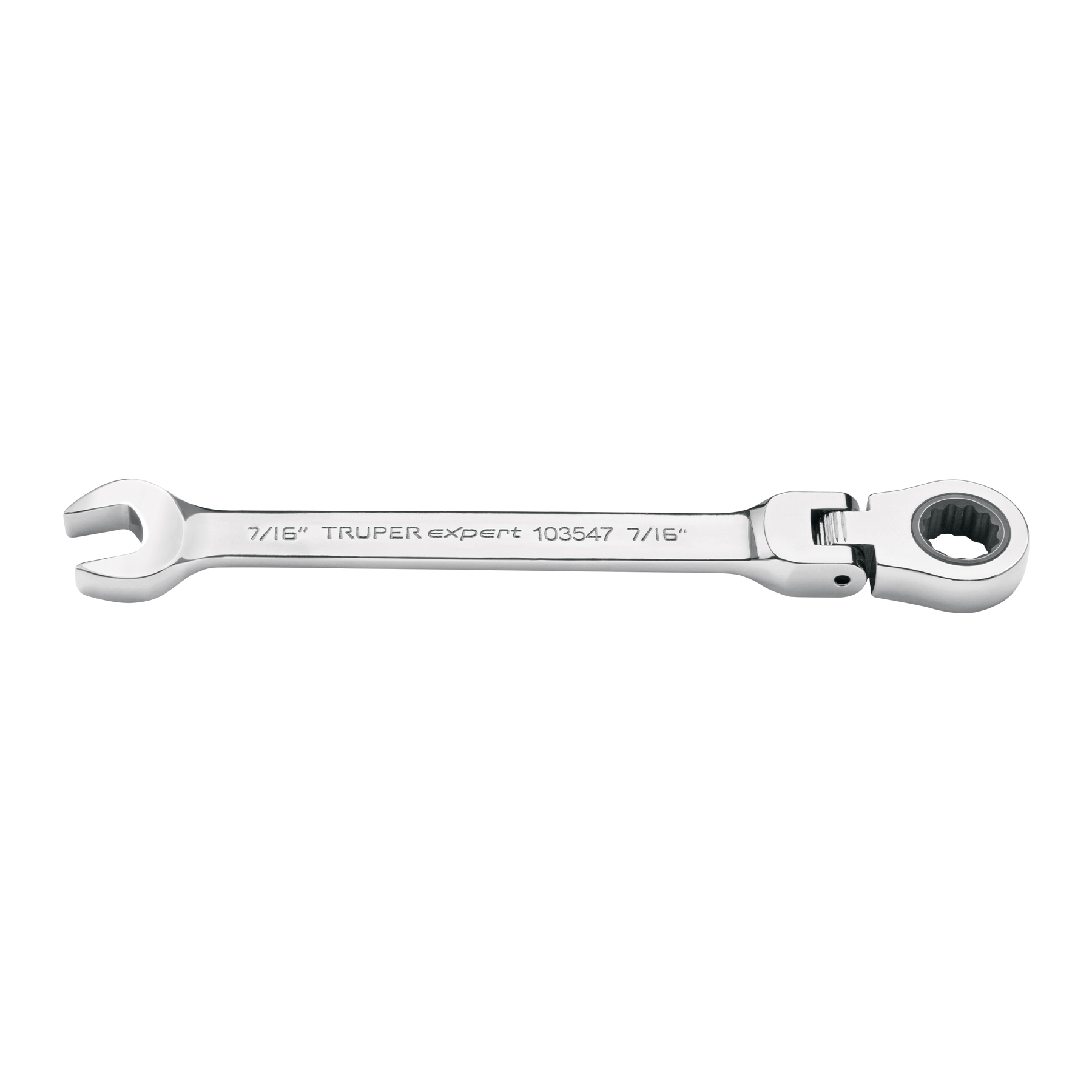 Llave combinada con matraca 7/16' flexible, EXPERT