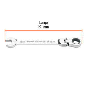 Llave combinada con matraca 15 mm flexible, EXPERT - Imagen 3