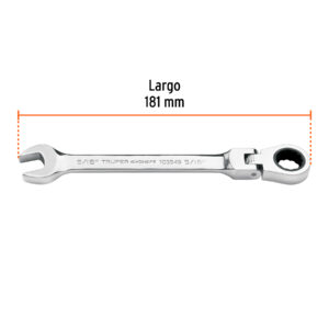 Llave combinada con matraca 9/16' flexible, EXPERT - Imagen 3